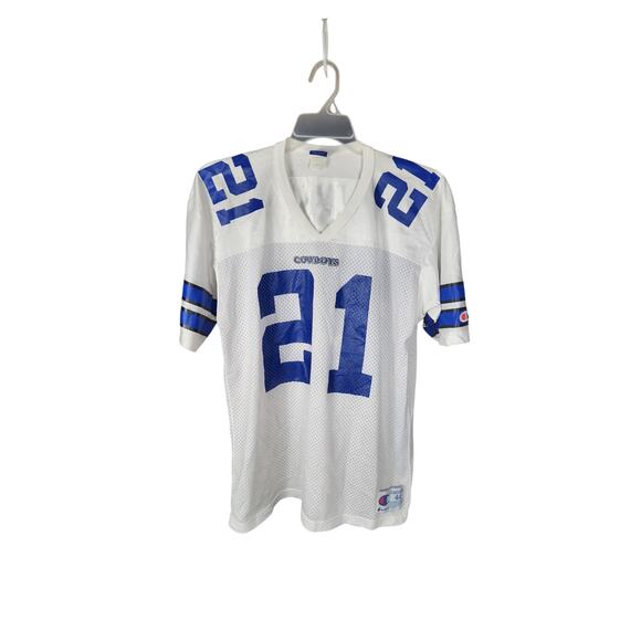 Vintage 90s Champion Dallas Cowboys Deion Sanders jersey size 44 - Picture 1 of 8